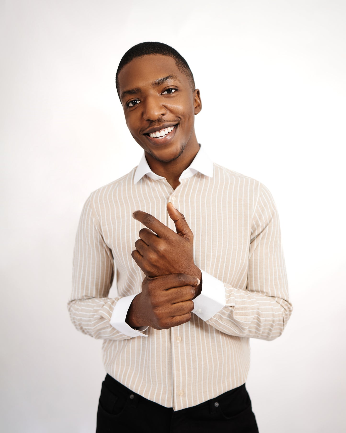 Brown Stripped Shirt
