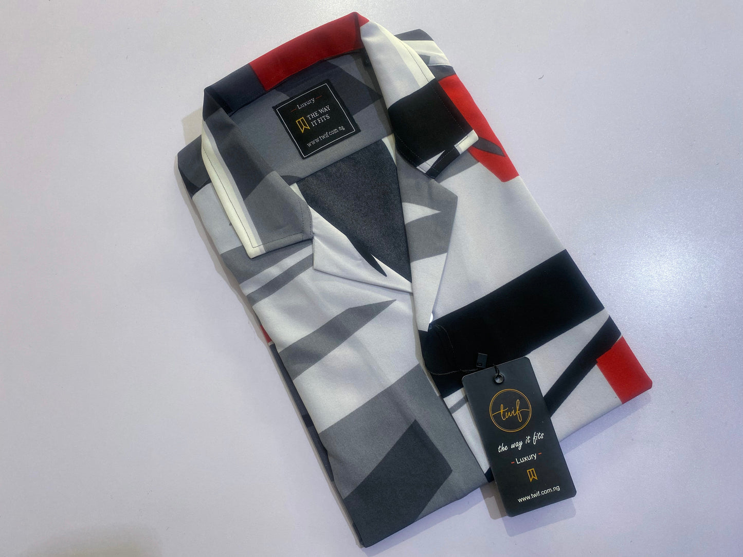 Ash and Red Safari Short Sleeve